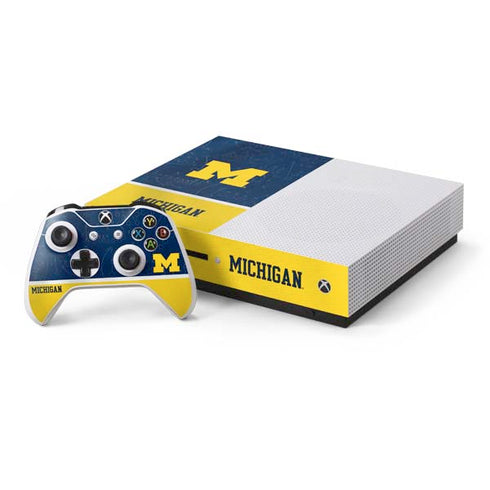 University of Michigan Jersey Split Xbox One Skins