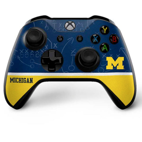 University of Michigan Jersey Split Xbox One X Bundle Skin