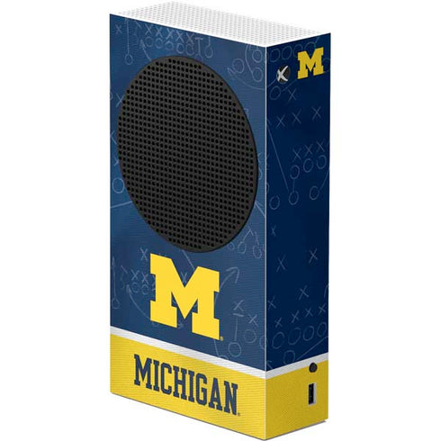 University of Michigan Jersey Split Xbox Series S Console Skin