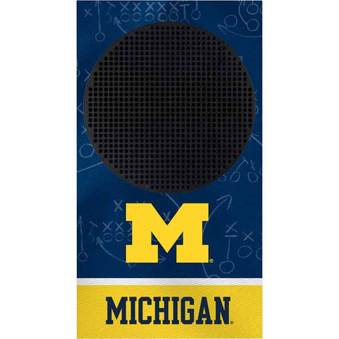 University of Michigan Jersey Split Xbox Series S Console Skin