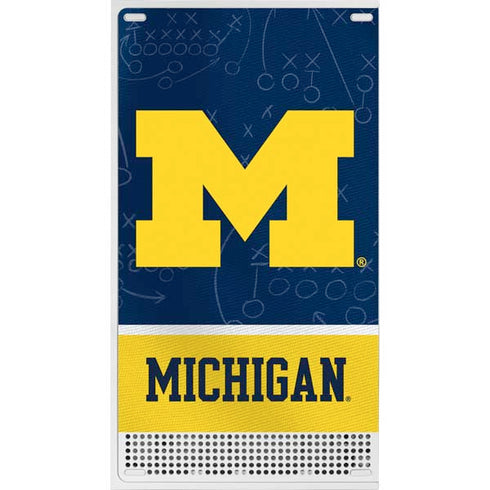 University of Michigan Jersey Split Xbox Series S Console Skin