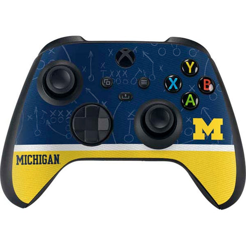 University of Michigan Jersey Split XBox Series X Digital Edition Bundle Skin