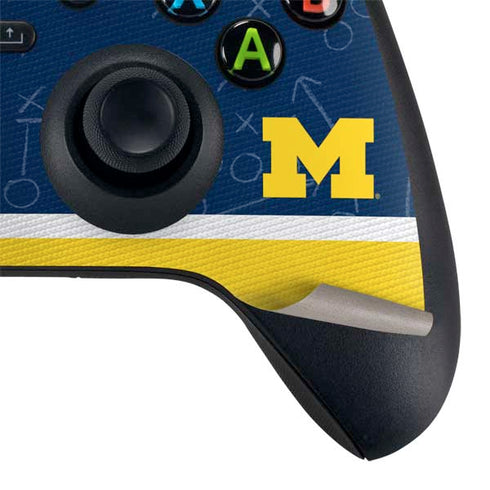 University of Michigan Jersey Split XBox Series X Digital Edition Bundle Skin