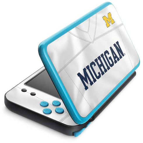University of Michigan White Jersey Nintendo Skins