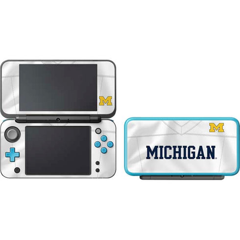 University of Michigan White Jersey Nintendo 2DS XL (2017) Skin