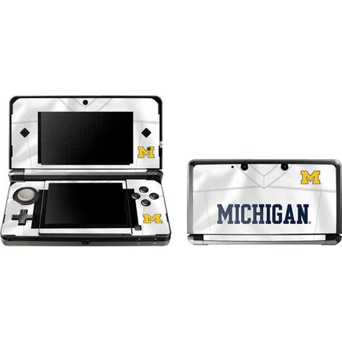University of Michigan White Jersey Nintendo Skins