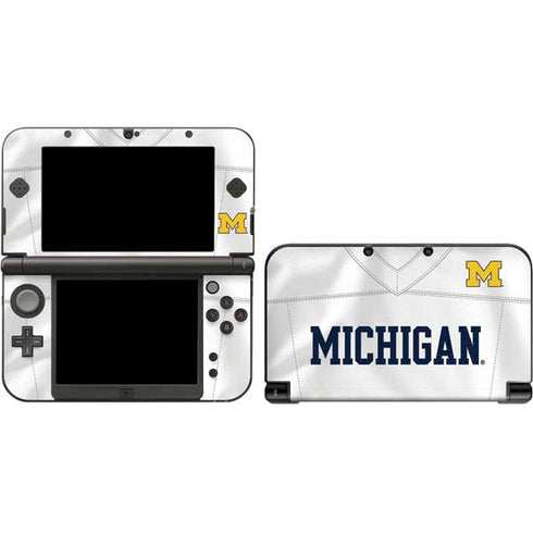 University of Michigan White Jersey Nintendo Skins