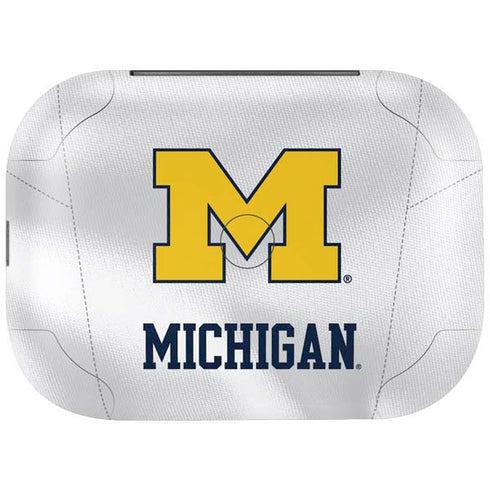 University of Michigan White Jersey Amazon Echo Buds Skin