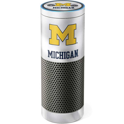 University of Michigan White Jersey Amazon Echo Skin
