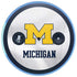 University of Michigan White Jersey Amazon Echo Skin