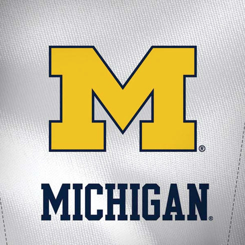 University of Michigan White Jersey Amazon Echo Skin