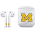 University of Michigan White Jersey Apple AirPods 2 Skin