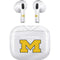 University of Michigan White Jersey Apple AirPods (3rd Gen 2021) Skin