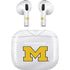 University of Michigan White Jersey Apple AirPods (3rd Gen 2021) Skin