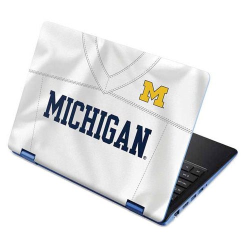 University of Michigan White Jersey Aspire R11 11.6in Skin