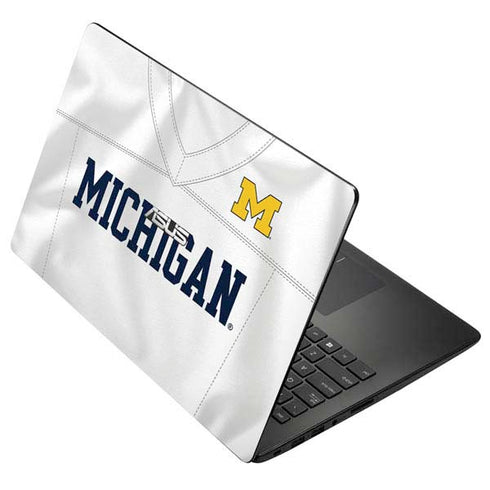 University of Michigan White Jersey Asus X502CA 15.6 Skin