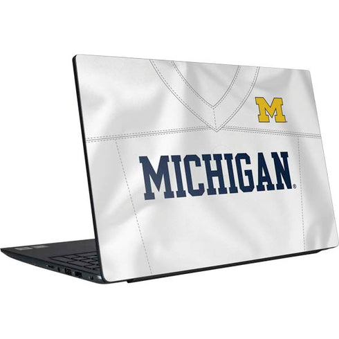 University of Michigan White Jersey Dell Vostro Skin