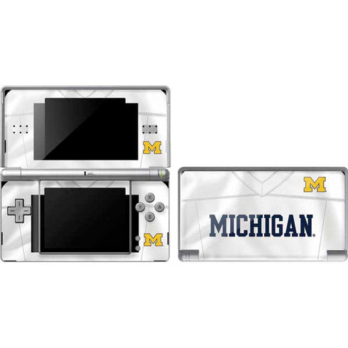 University of Michigan White Jersey Nintendo Skins