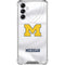 University of Michigan White Jersey Gabb Phone 4 Clear Case