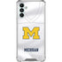 University of Michigan White Jersey Galaxy A13 5G Clear Case
