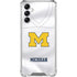 University of Michigan White Jersey Galaxy A15 5G Clear Case