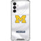 University of Michigan White Jersey Galaxy A16 5G Clear Case