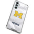 University of Michigan White Jersey Galaxy A16 5G Clear Case