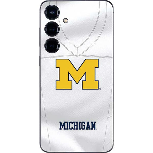 University of Michigan White Jersey Galaxy A16 5G Skin