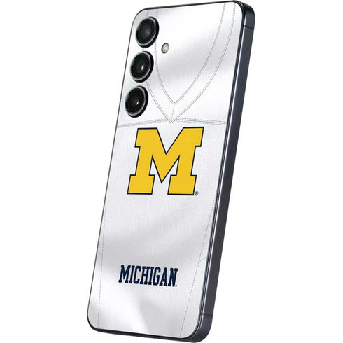 University of Michigan White Jersey Galaxy A16 5G Skin