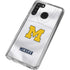 University of Michigan White Jersey Galaxy A21 Clear Case