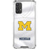 University of Michigan White Jersey Galaxy A32 5G Clear Case