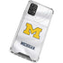 University of Michigan White Jersey Galaxy A32 5G Clear Case