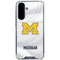 University of Michigan White Jersey Galaxy A36 5G Clear Case