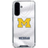 University of Michigan White Jersey Galaxy A36 5G Clear Case