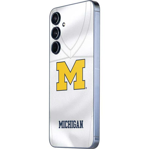 University of Michigan White Jersey Galaxy A36 5G Skin