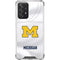 University of Michigan White Jersey Galaxy A52 5G Clear Case