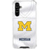 University of Michigan White Jersey Galaxy A54 5G Clear Case