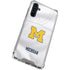 University of Michigan White Jersey Galaxy A54 5G Clear Case