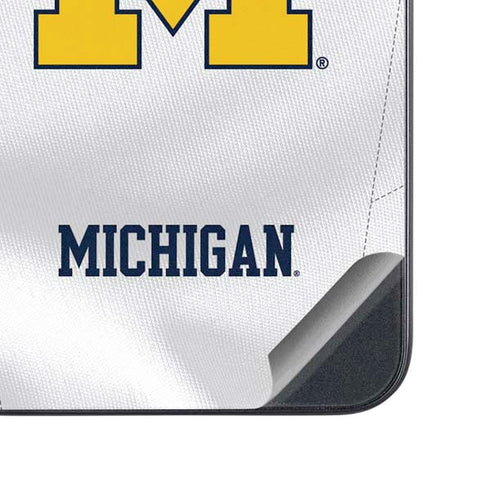 University of Michigan White Jersey Galaxy A54 5G Skin