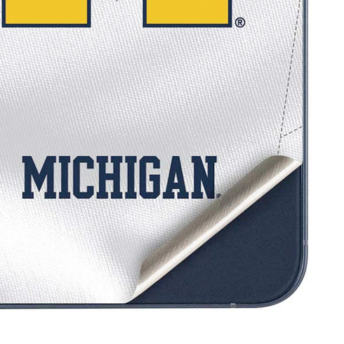 University of Michigan White Jersey Galaxy A55 5G Skin