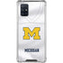 University of Michigan White Jersey Galaxy A71 5G Clear Case