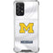 University of Michigan White Jersey Galaxy A72 5G Clear Case