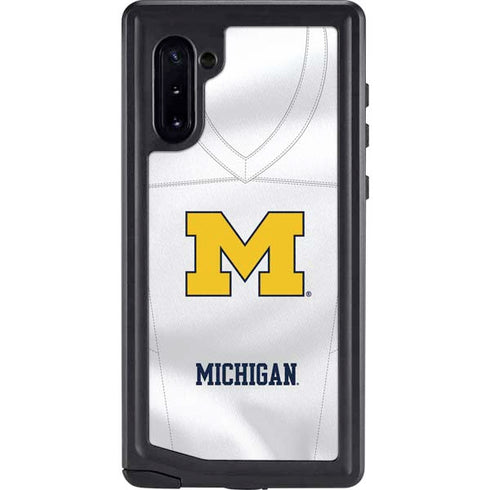 University of Michigan White Jersey Galaxy Cases