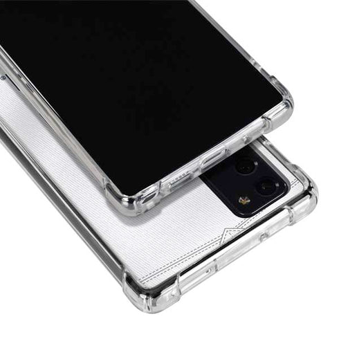 University of Michigan White Jersey Galaxy Note20 5G Clear Case