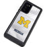 University of Michigan White Jersey Galaxy Note20 5G Waterproof Case