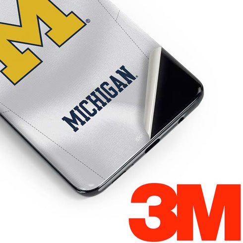 University of Michigan White Jersey Galaxy S10 Plus Skin
