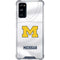 University of Michigan White Jersey Galaxy S20 FE Clear Case