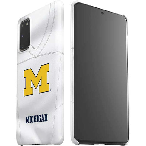 University of Michigan White Jersey Galaxy S20 Lite Case