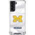 University of Michigan White Jersey Galaxy S21 5G Clear Case