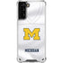 University of Michigan White Jersey Galaxy S21 Plus 5G Clear Case